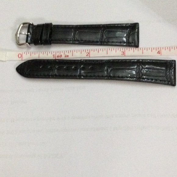 Cartier Shiny Black Alligator strap NEW Never Worn - Picture 10 of 11